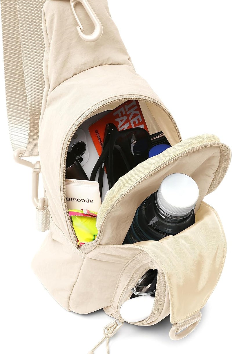 ODODOS Daily Sling Bag with Adjustable Straps Crossbody Chest Bag Lightweight Small Backpack for Casual Traveling Hiking - Image 2